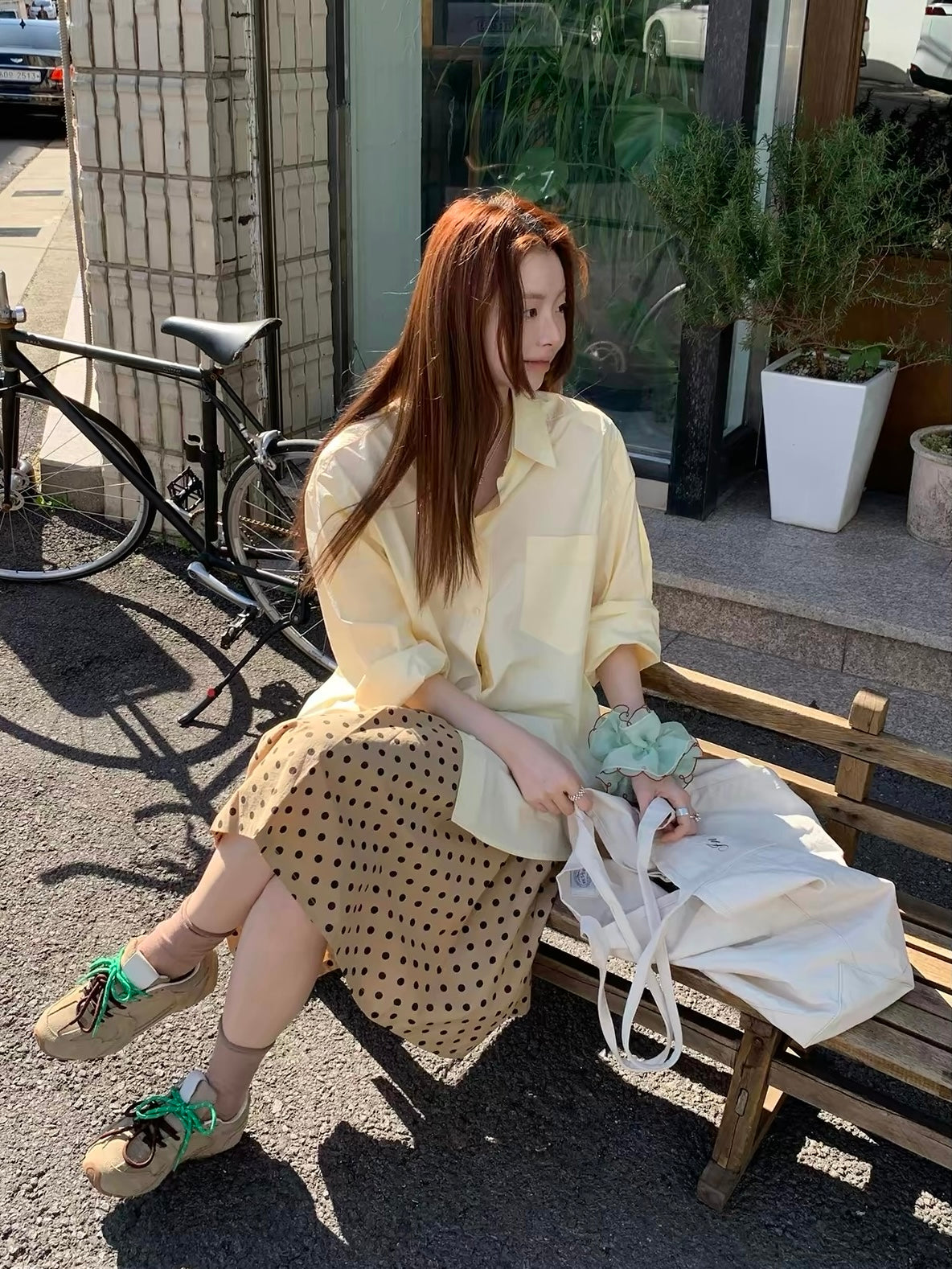 ビックシルエットカラーシャツ